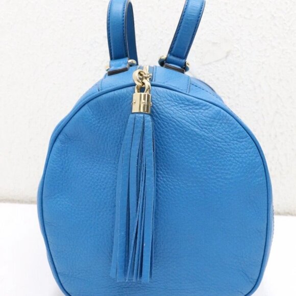 Gucci Calfskin Soho Boston Bag - Riviera Blue - Picture 6 of 15
